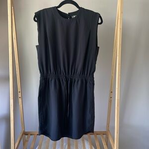 Calia cap sleeve mini dress, black, size M